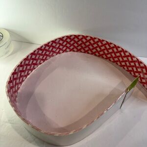 🆕 Red Weave Classroom Border Trim – 38ft x 3in Double-Sided Bulletin Board